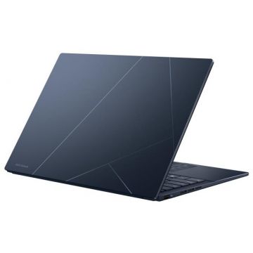 Asus Laptop ASUS Zenbook 14  Oled, 14 inch, echipat cu un procesor Intel Core Ultra 9 285H, 32 GB RAM, SSD de 1 TB, Ponder Blue