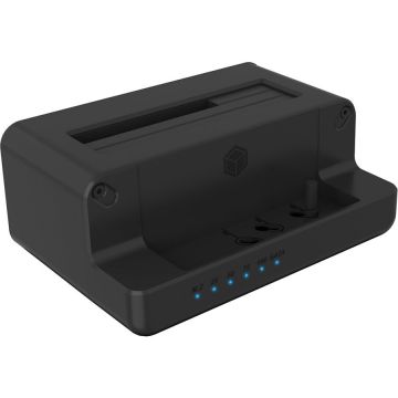 ICYBOX Stație de andocare și clonă Icy Box IB-2914MSCL-C31 2 Bay M.2 NVMe la 2,5 și 3,5 inchi, Negru