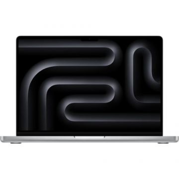 Laptop Apple MacBook Pro 14 2024 (Procesor Apple M4 (10-core CPU / 10-core GPU) 14.2inch Liquid Retina XDR, 16GB, 512GB SSD, Mac OS, Layout INT, Argintiu)