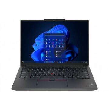 Lenovo Laptop Lenovo ThinkPad E14 G6, AMD Ryzen 5 7535HS, 14 inch WUXGA, 32GB RAM, 1TB SSD, Windows 11 Pro, Negru