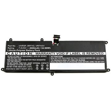 Mitsu Baterie laptop, CoreParts, Compatibil cu Dell, 26 Wh, Li-Pol, 7.6 V, 3400 mAh, Negru