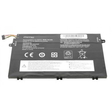 Mitsu Baterie laptop Mitsu BC/LE-E480, 3600mAh, 11.1V, 3 celule Li-Ion, pentru Lenovo ThinkPad E480/E580