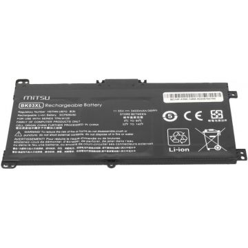 Mitsu Baterie pentru HP Pavilion X360 14-BA, Mitsu, 3400 mAh, 11.55 V