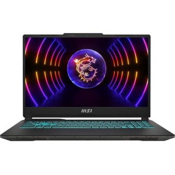 MSI Laptop Gaming MSI Cyborg 15 A13VF, Intel Core i5-13420H, 15.6 inch FHD, 16GB RAM, 512GB SSD, nVidia RTX 4060 8GB, Free DOS, Negru