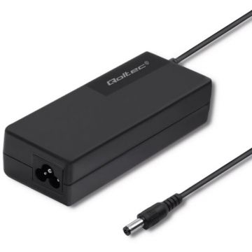 QOLTEC Adaptor de alimentare pentru desktop, Qoltec, 72W, 24V, 3A, 5.5*2.5, cablu de alimentare