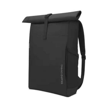 Rucsac notebook Lenovo 16 inch IdeaPad Gaming Modern Backpack Black, material: Poliester reciclat, buzunarele cu fermoar usor de accesat pastreaza lucrurile esentiale organizate, captuseala ventilata din spate si curelele de umar captusite asigura