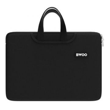 Geanta BWOO BO-CB63 pentru Laptop 14inch, Neagra Geanta BWOO BO-CB63 pentru Laptop 14inch, Neagra