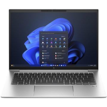 HP Ultrabook HP 14'' EliteBook 840 G11, WUXGA IPS, Procesor Intel® Core™ Ultra 7 155H (24M Cache, up to 4.80 GHz), 32GB DDR5, 1TB SSD, Intel Integrated Graphics, 5G, Win 11 Pro, Silver HP Ultrabook HP 14'' EliteBook 840 G11, WUXGA IPS, Procesor Intel® Core™ Ultra 7 155H (24M Cache, up to 4.80 GHz), 32GB DDR5, 1TB SSD, Intel Integrated Graphics, 5G, Win 11 Pro, Silver