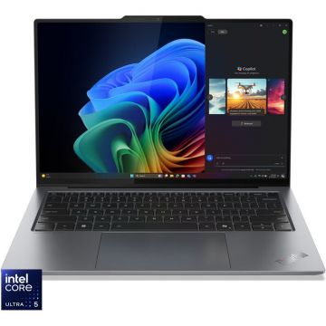 Lenovo Ultrabook Lenovo 14'' ThinkPad X9-14 Gen 1, WUXGA OLED, Procesor Intel® Core™ Ultra 5 228V (8M Cache, up to 4.50 GHz), 32GB LPDDR5X, 512GB SSD, Intel Arc 130V, Win 11 Pro, Gri Lenovo Ultrabook Lenovo 14'' ThinkPad X9-14 Gen 1, WUXGA OLED, Procesor Intel® Core™ Ultra 5 228V (8M Cache, up to 4.50 GHz), 32GB LPDDR5X, 512GB SSD, Intel Arc 130V, Win 11 Pro, Gri