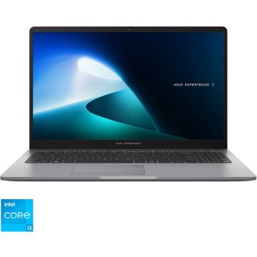 Asus Laptop ASUS 15.6'' ExpertBook P1 P1503CVA, FHD, Procesor Intel® Core™ i3-1315U (10M Cache, up to 4.50 GHz, with IPU), 8GB DDR5, 512GB SSD, Intel UHD, No OS, Gri Asus Laptop ASUS 15.6'' ExpertBook P1 P1503CVA, FHD, Procesor Intel® Core™ i3-1315U (10M Cache, up to 4.50 GHz, with IPU), 8GB DDR5, 512GB SSD, Intel UHD, No OS, Gri