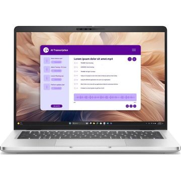 Dell Laptop Dell Pro 14 Plus,14 inch 1920 x 1200, 2in1 Touchscreen, Intel Core Ultra 7 268V, 32 GB LPDDR5X, 1 TB SSD, Intel Graphics, Windows 11 Pro, Argintiu Dell Laptop Dell Pro 14 Plus,14 inch 1920 x 1200, 2in1 Touchscreen, Intel Core Ultra 7 268V, 32 GB LPDDR5X, 1 TB SSD, Intel Graphics, Windows 11 Pro, Argintiu