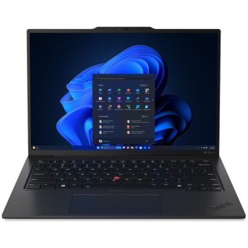 Lenovo Laptop Lenovo ThinkPad X1 Carbon Gen 12 cu procesor Intel® Core™ Ultra 7 155U pana la 4.8 GHz, 14, WUXGA, IPS, 16GB LPDDR5x, 512GB SSD, Intel® Graphics, Windows 11 Pro, Negru Lenovo Laptop Lenovo ThinkPad X1 Carbon Gen 12 cu procesor Intel® Core™ Ultra 7 155U pana la 4.8 GHz, 14, WUXGA, IPS, 16GB LPDDR5x, 512GB SSD, Intel® Graphics, Windows 11 Pro, Negru