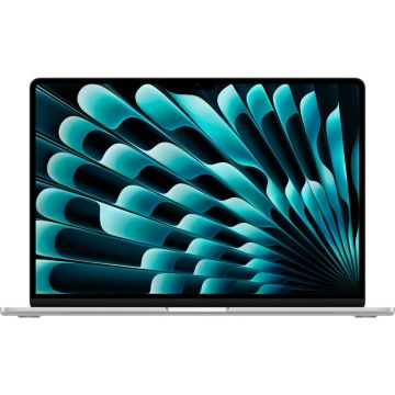 Apple Laptop Apple MacBook Air 15.3'', Liquid Retina, Apple M4 chip 10-core CPU, 24GB, 1TB SSD, Apple M4 10-core GPU, macOS, Argintiu Apple Laptop Apple MacBook Air 15.3'', Liquid Retina, Apple M4 chip 10-core CPU, 24GB, 1TB SSD, Apple M4 10-core GPU, macOS, Argintiu