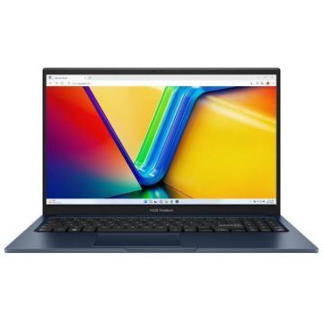 Asus Laptop ASUS Vivobook 15 X1504VA, Display 15.6 FHD 1920x1080, Procesor Intel® Core™ 5 120U, Memorie RAM 16GB DDR4, Capacitate de stocare 512GB SSD, Placa video integrata Intel Graphics, No OS, Albastru Asus Laptop ASUS Vivobook 15 X1504VA, Display 15.6 FHD 1920x1080, Procesor Intel® Core™ 5 120U, Memorie RAM 16GB DDR4, Capacitate de stocare 512GB SSD, Placa video integrata Intel Graphics, No OS, Albastru