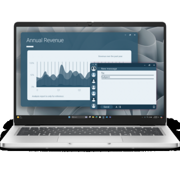 Laptop Dell Pro 14 Plus PC14255 (Procesor AMD Ryzen AI 7 PRO 350 (16M Cache, up to 5.0 GHz), 14inch FHD+, 16GB DDR5, 1TB SSD, AMD Radeon 860M, Windows 11 Pro, Argintiu) Laptop Dell Pro 14 Plus PC14255 (Procesor AMD Ryzen AI 7 PRO 350 (16M Cache, up to 5.0 GHz), 14inch FHD+, 16GB DDR5, 1TB SSD, AMD Radeon 860M, Windows 11 Pro, Argintiu)