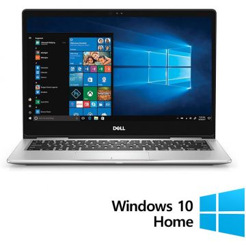 Laptop Refurbished Inspiron 7380 FHD 13.3 inch Intel Core i7-8565U 8GB 256GB SSD Windows 10 Home Silver Laptop Refurbished Inspiron 7380 FHD 13.3 inch Intel Core i7-8565U 8GB 256GB SSD Windows 10 Home Silver