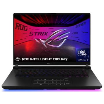 Laptop ROG Strix Scar MiniLED 16 inch Intel Core Ultra 9 275HX 64GB 4TB PCIe RTX 5080 Free Dos Off Black Laptop ROG Strix Scar MiniLED 16 inch Intel Core Ultra 9 275HX 64GB 4TB PCIe RTX 5080 Free Dos Off Black