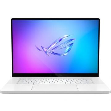 Laptop ROG Zephyrus G16 OLED 16 inch Intel Core Ultra 9 285H 64GB 1TB SSD RTX 5080 Windows 11 Pro Platinum White Laptop ROG Zephyrus G16 OLED 16 inch Intel Core Ultra 9 285H 64GB 1TB SSD RTX 5080 Windows 11 Pro Platinum White