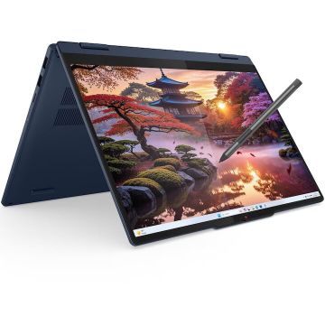 Lenovo Laptop Lenovo IdeaPad 5 2-in-1 14AKP10, Display 14 WUXGA 1920x1200 OLED, Procesor AMD Ryzen™ AI 7 350, Memorie RAM 24 GB LPDDR5x, Capacitate de stocare 1 TB SSD M.2, Placa video integrata AMD Radeon 860M Graphics, Free DOS, Albastru cosmic Lenovo Laptop Lenovo IdeaPad 5 2-in-1 14AKP10, Display 14 WUXGA 1920x1200 OLED, Procesor AMD Ryzen™ AI 7 350, Memorie RAM 24 GB LPDDR5x, Capacitate de stocare 1 TB SSD M.2, Placa video integrata AMD Radeon 860M Graphics, Free DOS, Albastru cosmic