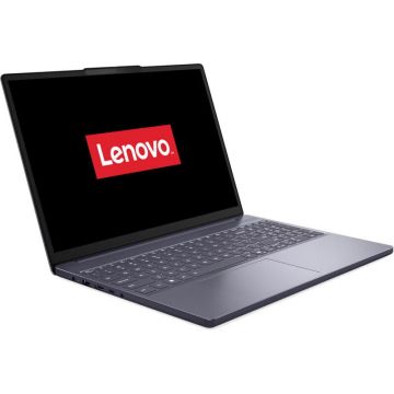 Lenovo Laptop Lenovo IdeaPad Slim 3 15ARP10, Display 15.3 WUXGA 1920x1200, IPS, Procesor AMD Ryzen™ 5 7535HS, Memorie RAM 24 GB, Capacitate de stocare 512 GB SSD M.2, Placa video integrata AMD Radeon 660M Graphics, Free DOS, Gri Lenovo Laptop Lenovo IdeaPad Slim 3 15ARP10, Display 15.3 WUXGA 1920x1200, IPS, Procesor AMD Ryzen™ 5 7535HS, Memorie RAM 24 GB, Capacitate de stocare 512 GB SSD M.2, Placa video integrata AMD Radeon 660M Graphics, Free DOS, Gri