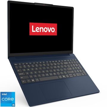 Lenovo Laptop Lenovo IdeaPad Slim 3 15IRH10, Display 15.3 WUXGA 1920x1200, IPS, Procesor Intel® Core™ i5-13420H, Memorie RAM 16 GB (2x8GB) DDR5, Capacitate de stocare 1 TB SSD M.2, Placa video integrata Intel UHD Graphics, Free Dos, Albastru Lenovo Laptop Lenovo IdeaPad Slim 3 15IRH10, Display 15.3 WUXGA 1920x1200, IPS, Procesor Intel® Core™ i5-13420H, Memorie RAM 16 GB (2x8GB) DDR5, Capacitate de stocare 1 TB SSD M.2, Placa video integrata Intel UHD Graphics, Free Dos, Albastru