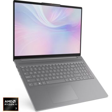Lenovo Laptop Lenovo IdeaPad Slim 5 16AKP10, Display 16'' 2.8K 2880 x 1800, OLED, Procesor AMD Ryzen™ Al 7 350, Memorie RAM 32GB DDR5, Capacitate de stocare 1TB SSD, Placa video integrata AMD Radeon 860M, No OS, Gri Lenovo Laptop Lenovo IdeaPad Slim 5 16AKP10, Display 16'' 2.8K 2880 x 1800, OLED, Procesor AMD Ryzen™ Al 7 350, Memorie RAM 32GB DDR5, Capacitate de stocare 1TB SSD, Placa video integrata AMD Radeon 860M, No OS, Gri