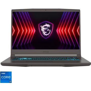 MSI Laptop pentru gaming MSI Thin 15 B13VE-1470XRO, Display 15.6'' FHD 1920x1080, Procesor Intel® Core™ i7-13620H, Memorie RAM 16GB DDR4, Capacitate de stocare 512GB SSD, Placa video dedicata GeForce RTX 4050 6GB, Free DOS, Gri MSI Laptop pentru gaming MSI Thin 15 B13VE-1470XRO, Display 15.6'' FHD 1920x1080, Procesor Intel® Core™ i7-13620H, Memorie RAM 16GB DDR4, Capacitate de stocare 512GB SSD, Placa video dedicata GeForce RTX 4050 6GB, Free DOS, Gri