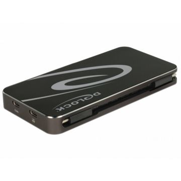 Delock Docking Station Delock 87773, USB Type-C 3.2 la 4K, Negru Delock Docking Station Delock 87773, USB Type-C 3.2 la 4K, Negru