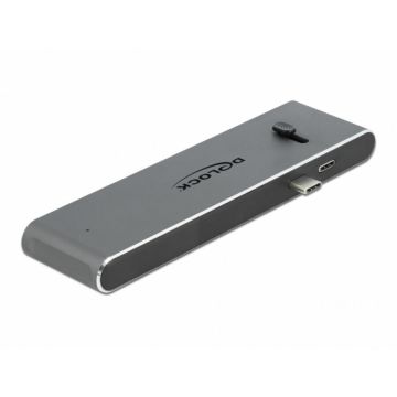 Delock Docking Station Dual USB-C la HDMI 4K@30Hz / USB 3.2 / SD / PD 3.0, Delock 87752 Delock Docking Station Dual USB-C la HDMI 4K@30Hz / USB 3.2 / SD / PD 3.0, Delock 87752