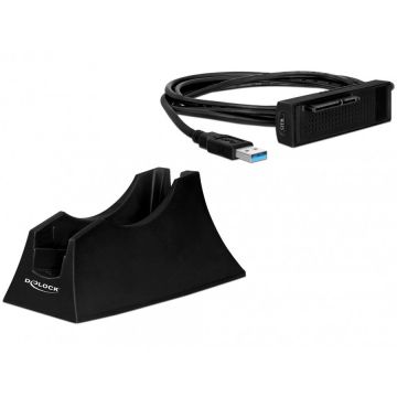 Delock Docking Station SATA HDD 2.5/3.5 la USB 3.0, Delock 61858 Delock Docking Station SATA HDD 2.5/3.5 la USB 3.0, Delock 61858