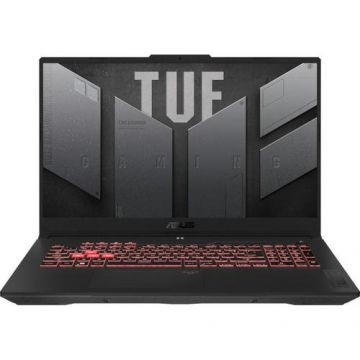 Laptop Gaming ASUS TUF A17 FA707NUG (Procesor AMD Ryzen™ 7 7445HS (16M Cache, up to 4.7 GHz), 17.3inch FHD 144Hz, 16GB, 512GB SSD, nVidia GeForce RTX 4050 @6GB, Negru/Gri) Laptop Gaming ASUS TUF A17 FA707NUG (Procesor AMD Ryzen™ 7 7445HS (16M Cache, up to 4.7 GHz), 17.3inch FHD 144Hz, 16GB, 512GB SSD, nVidia GeForce RTX 4050 @6GB, Negru/Gri)