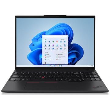 Laptop Lenovo ThinkPad T16 Gen 4 (Procesor Intel® Core™ Ultra 7 255U (12M Cache, up to 5.20 GHz) 16inch WUXGA, 64GB DDR5 CSODIMM, 1TB SSD, Intel Graphics, Win 11 Pro, Negru) Laptop Lenovo ThinkPad T16 Gen 4 (Procesor Intel® Core™ Ultra 7 255U (12M Cache, up to 5.20 GHz) 16inch WUXGA, 64GB DDR5 CSODIMM, 1TB SSD, Intel Graphics, Win 11 Pro, Negru)
