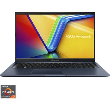 Asus Laptop ASUS Vivobook 15 M1502YA, Procesor AMD Ryzen™ 7 5825U, Display 15.6'' Full HD (1920x1080), IPS, Memorie RAM 16GB DDR4, Capacitate 1TB SSD, Placa video integrata AMD Radeon™ Graphics, No OS, Quiet Blue Asus Laptop ASUS Vivobook 15 M1502YA, Procesor AMD Ryzen™ 7 5825U, Display 15.6'' Full HD (1920x1080), IPS, Memorie RAM 16GB DDR4, Capacitate 1TB SSD, Placa video integrata AMD Radeon™ Graphics, No OS, Quiet Blue