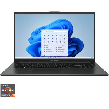 Asus Laptop ASUS Vivobook Go 15 E1504FA, Procesor AMD Ryzen™ 3 7320U, Display 15.6'' Full HD (1920x1080), IPS, Memorie RAM 8GB LPDDR5, Capacitate de stocare 512GB SSD, Placa video integrata AMD Radeon™ Graphics, Windows 11 Home, Mixed Black Asus Laptop ASUS Vivobook Go 15 E1504FA, Procesor AMD Ryzen™ 3 7320U, Display 15.6'' Full HD (1920x1080), IPS, Memorie RAM 8GB LPDDR5, Capacitate de stocare 512GB SSD, Placa video integrata AMD Radeon™ Graphics, Windows 11 Home, Mixed Black