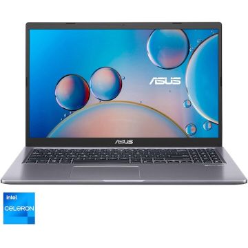 Asus Laptop ASUS X515 A516KA, Procesor Intel® Celeron® N4500, Display 15.6 Full HD (1920 x 1080), Memorie RAM 8GB DDR4, Capacitate 512GB SSD, Placa video integrata Intel® UHD Graphics, No OS, Slate Grey Asus Laptop ASUS X515 A516KA, Procesor Intel® Celeron® N4500, Display 15.6 Full HD (1920 x 1080), Memorie RAM 8GB DDR4, Capacitate 512GB SSD, Placa video integrata Intel® UHD Graphics, No OS, Slate Grey