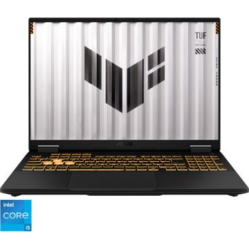 Asus Laptop Gaming ASUS TUF F16 FX608JH, Procesor Intel® Core™ i5-13450HX, Display 16'' Full HD+ (1920x1200), WUXGA, IPS, Memorie RAM 32GB DDR5, Capacitate 512GB SSD, Placa video dedicata NVIDIA® GeForce RTX™ 5050 8GB GDDR7, No OS, Jaeger Gray Asus Laptop Gaming ASUS TUF F16 FX608JH, Procesor Intel® Core™ i5-13450HX, Display 16'' Full HD+ (1920x1200), WUXGA, IPS, Memorie RAM 32GB DDR5, Capacitate 512GB SSD, Placa video dedicata NVIDIA® GeForce RTX™ 5050 8GB GDDR7, No OS, Jaeger Gray