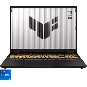 Asus Laptop Gaming ASUS TUF F16 FX608JMR, Procesor Intel® Core™ i7 14650HX, Display 16'' Full HD+ (1920x1200), WUXGA, IPS, Memorie RAM 32GB DDR5 RAM, Capacitate 1TB SSD, Placa video dedicata NVIDIA® GeForce RTX™ 5060 8GB GDDR7, No OS, Jaeger Gray Asus Laptop Gaming ASUS TUF F16 FX608JMR, Procesor Intel® Core™ i7 14650HX, Display 16'' Full HD+ (1920x1200), WUXGA, IPS, Memorie RAM 32GB DDR5 RAM, Capacitate 1TB SSD, Placa video dedicata NVIDIA® GeForce RTX™ 5060 8GB GDDR7, No OS, Jaeger Gray