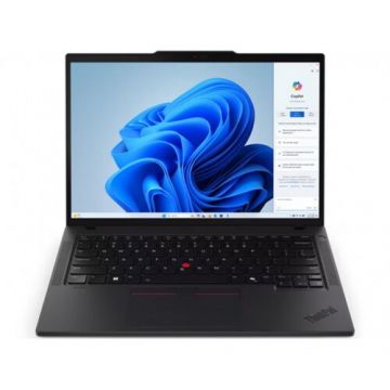Lenovo Laptop Lenovo ThinkPad T14 G5, Intel Core Ultra 7 155U, 14 inch WUXGA, 32GB RAM, 1TB SSD, Windows 11 Pro, Negru Lenovo Laptop Lenovo ThinkPad T14 G5, Intel Core Ultra 7 155U, 14 inch WUXGA, 32GB RAM, 1TB SSD, Windows 11 Pro, Negru
