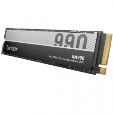 SSD Lexar NM990, M.2 2280, PCle Gen 5x4 NVMe, 4TB SSD Lexar NM990, M.2 2280, PCle Gen 5x4 NVMe, 4TB