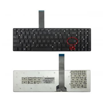 Tastatura Asus K55DR layout US fara rama enter mic