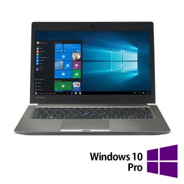 Laptop Refurbished Toshiba Portege Z30t-C-145, Intel Core i7-6500U 2.50GHz, 8GB DDR3, 256GB SSD, 13.3 Inch Full HD TouchScreen, Webcam + Windows 10 Pro