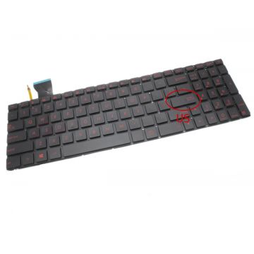 Tastatura Asus GL552 iluminata layout US fara rama enter mic